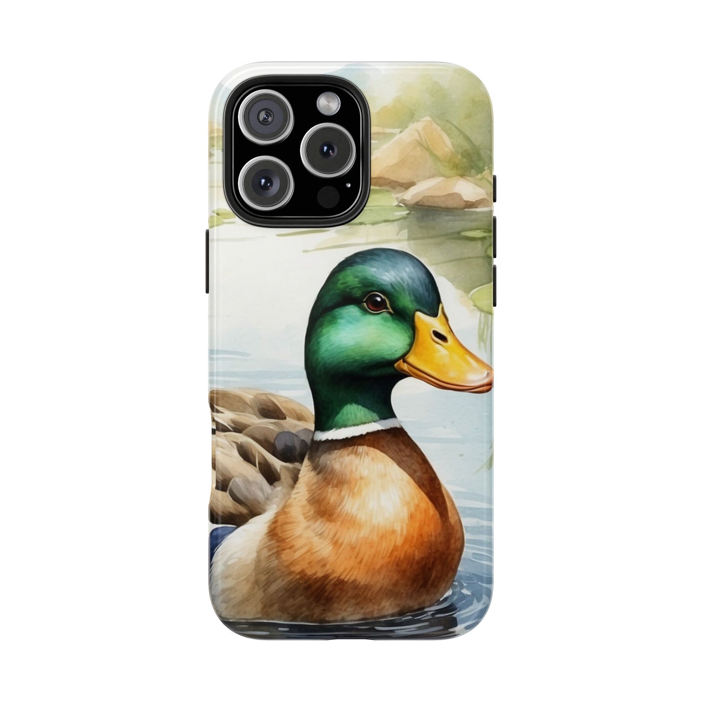 Serene Duck Reflection - iPhone Case