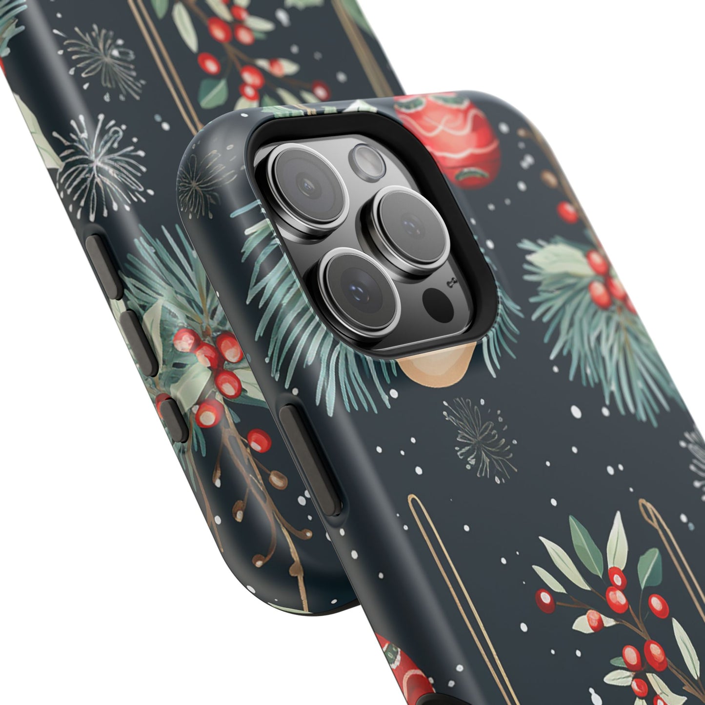 Elegant Christmas Ornaments and Pine - MagSafe iPhone Series Case