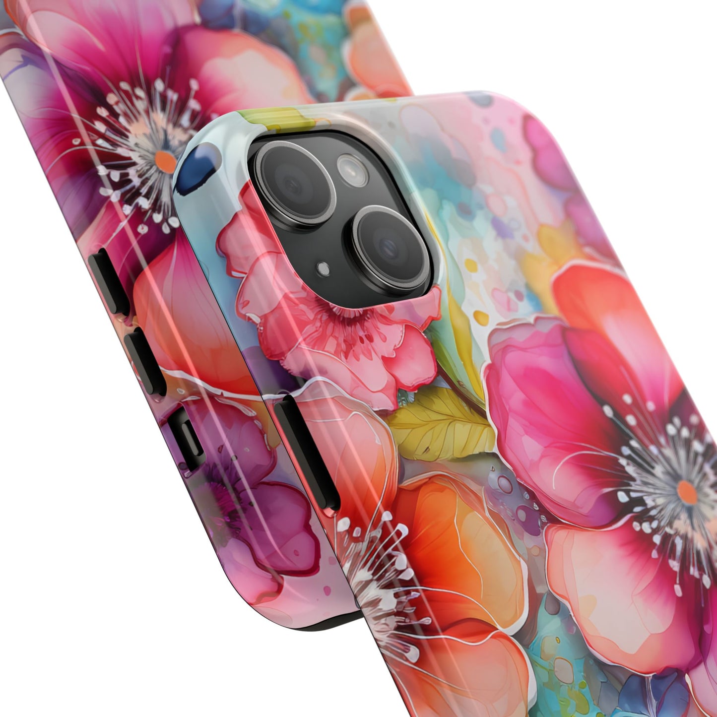 Vibrant Watercolor Floral Garden - iPhone Series Case