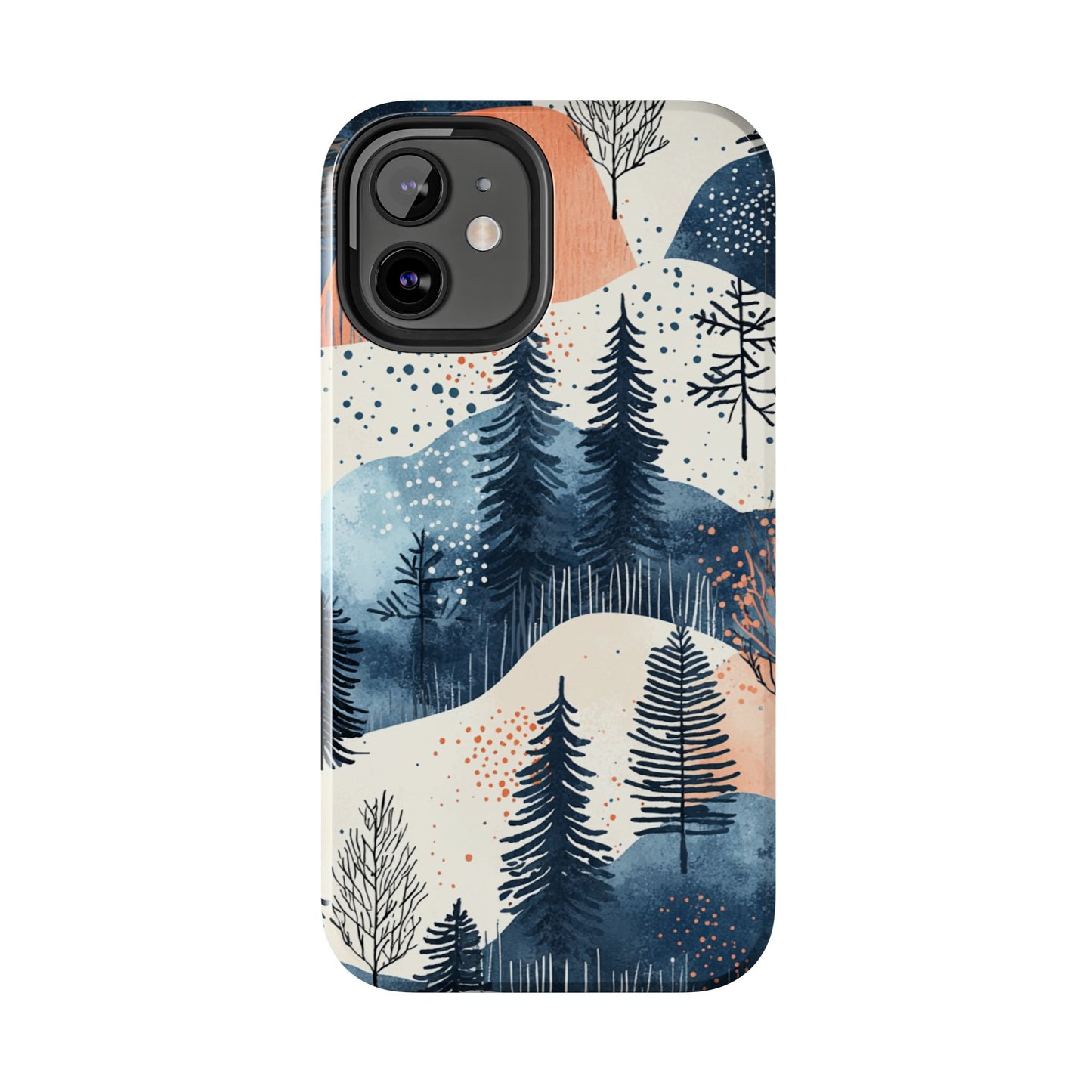 Winter Forest Samsung Galaxy Case | Watercolor Pine Trees