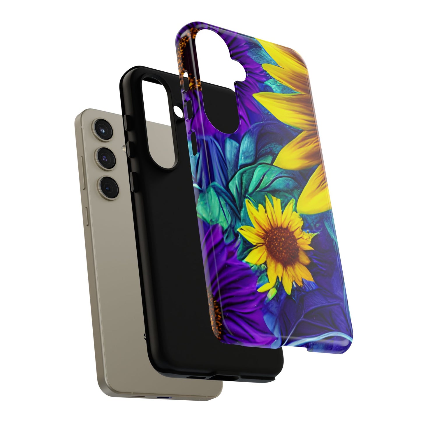 Purple & Gold Sunflower Dream - Samsung Galaxy Series Case