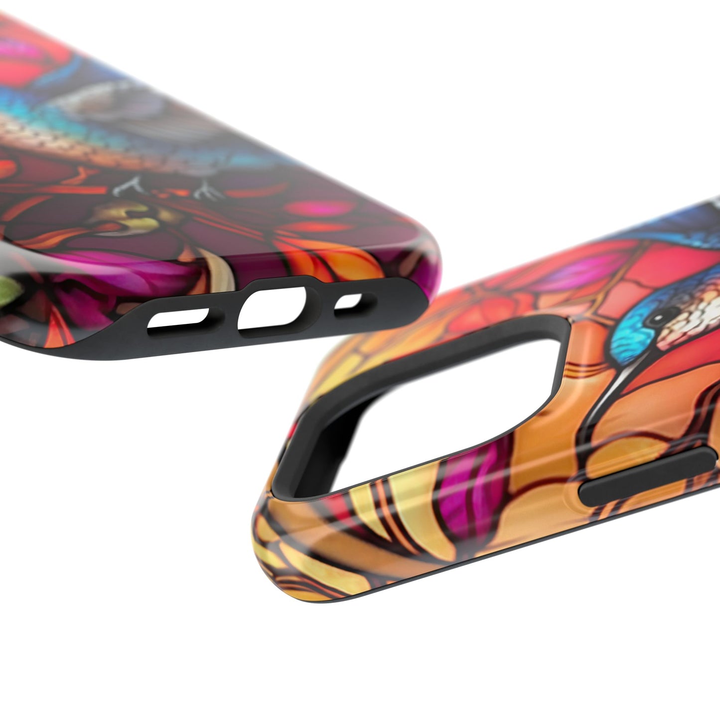 Radiant Multicolor Bird Artwork - MagSafe iPhone Case