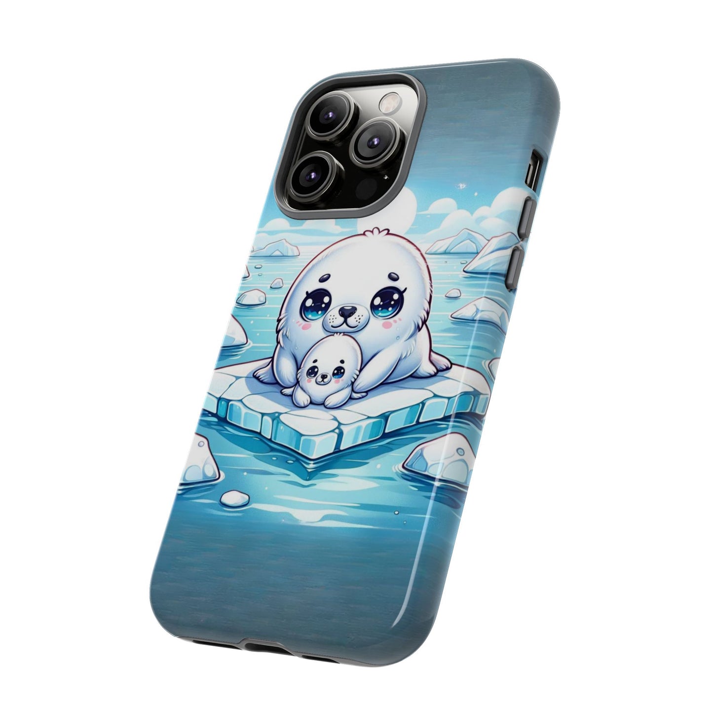 Arctic Embrace Seal iPhone Case