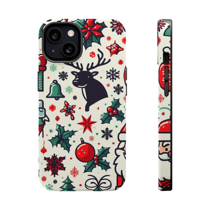 Cartoon Christmas Cheer – MagSafe iPhone Case