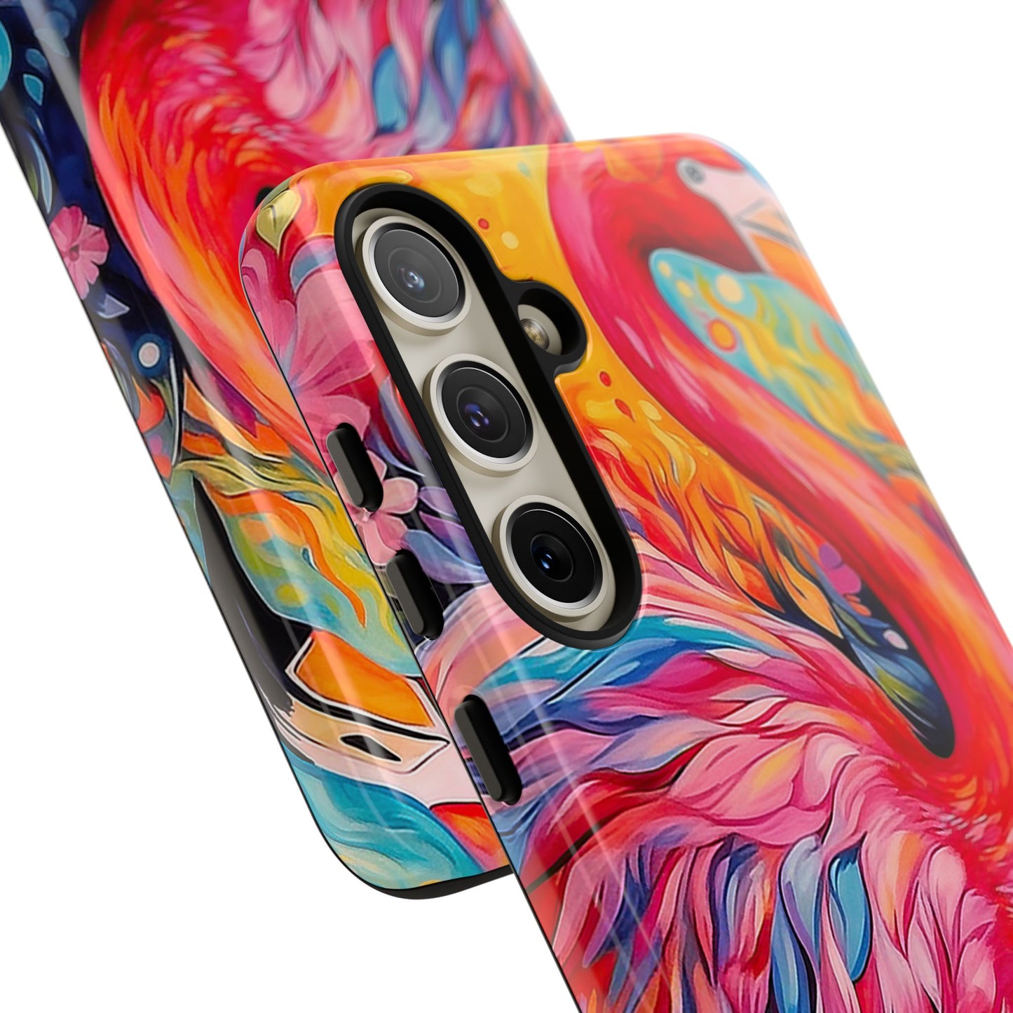 Flamingo Fiesta – Vibrant Flamingo Samsung Galaxy Phone Case