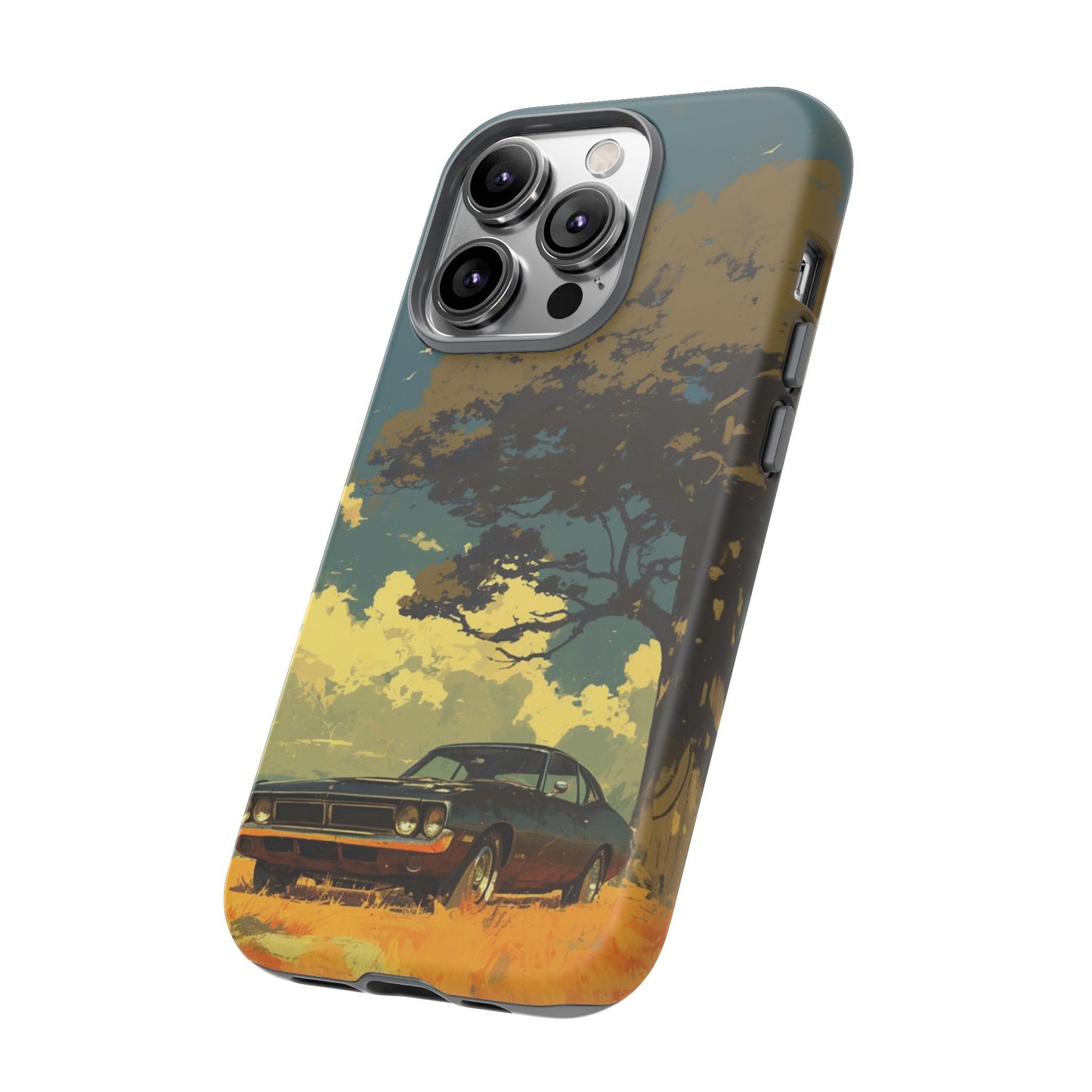 Retro Road Trip Vintage Car iPhone Case