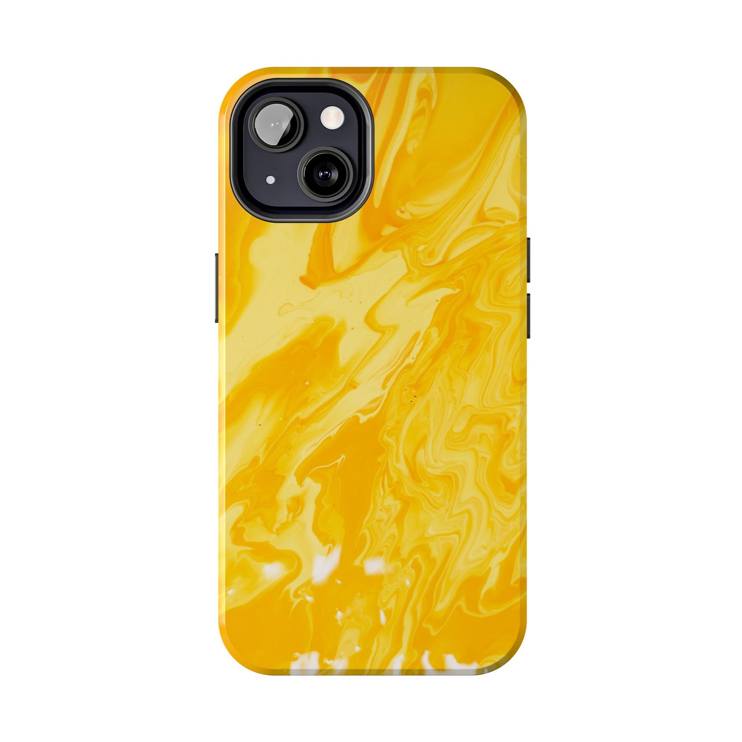 Luxe Yellow Marble iPhone Case – Stunning Golden Marble Texture