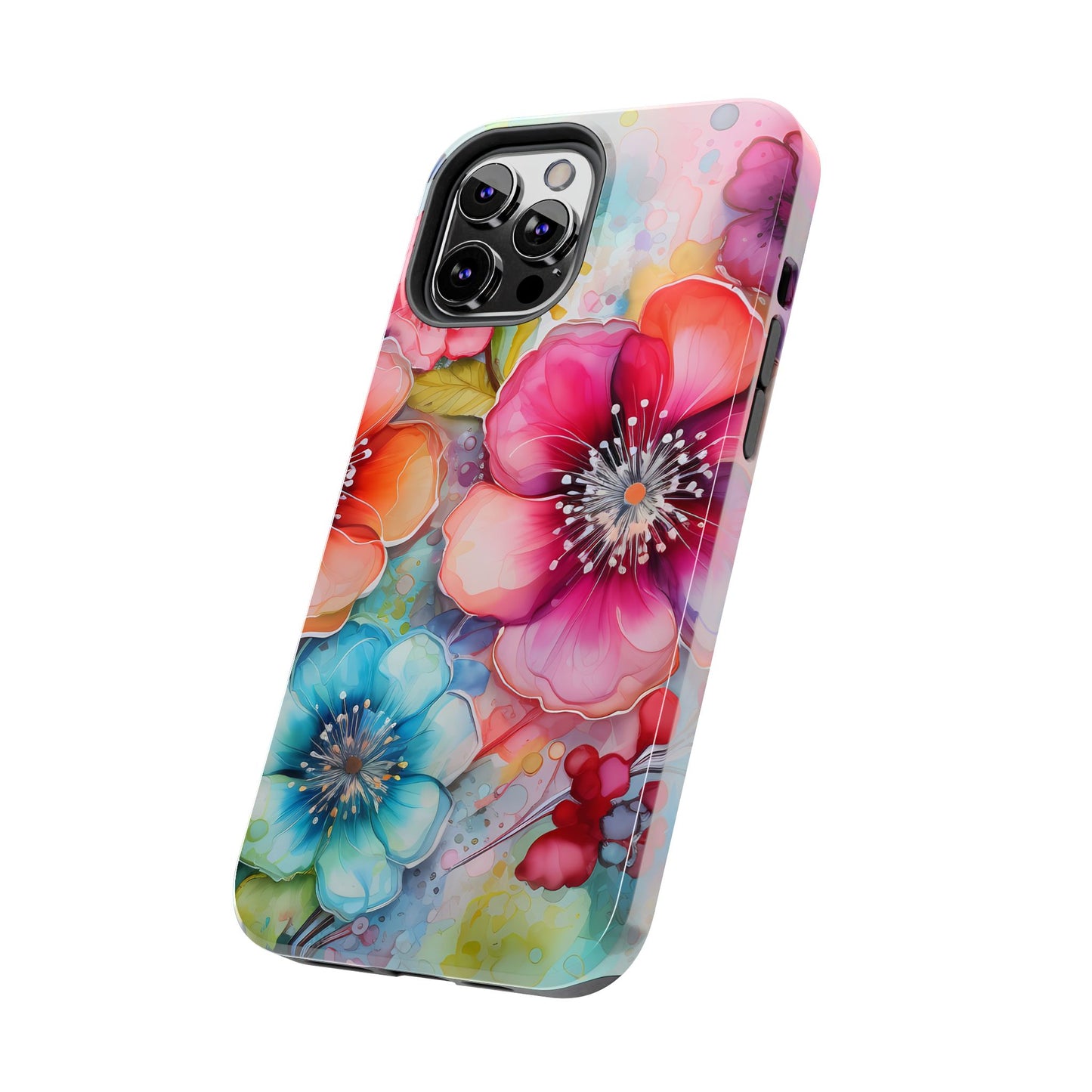 Vibrant Watercolor Floral Garden - iPhone Series Case