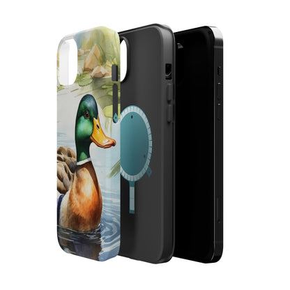 Serene Duck Reflection - MagSafe iPhone Case