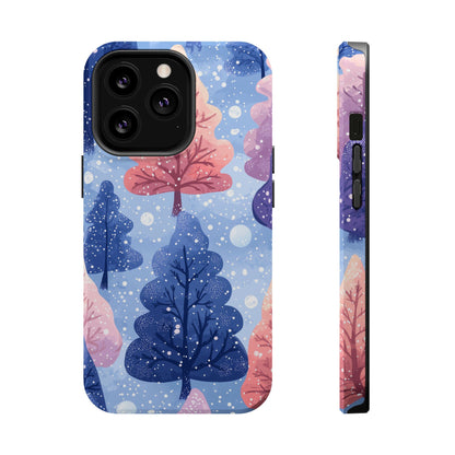 Pink & Purple Winter Wonderland - MagSafe iPhone Series Case