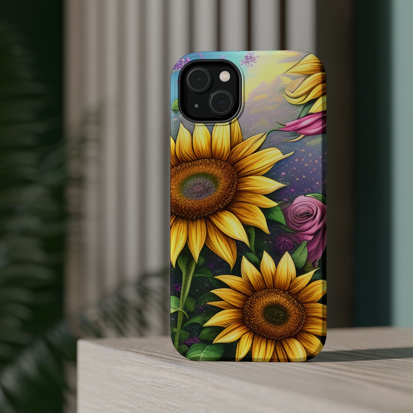 Whimsical Sunflower & Rose Garden - MagSafe iPhone Series Case