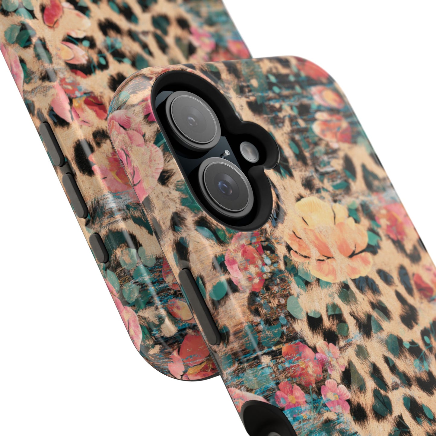 Rustic Floral Leopard - MagSafe iPhone Series Case