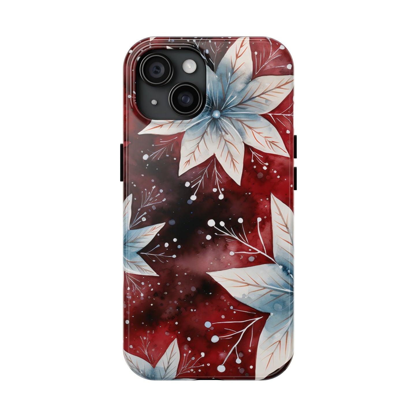 Winter Bloom Poinsettia – iPhone Case