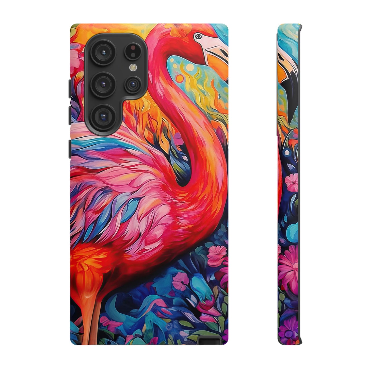 Flamingo Fiesta – Vibrant Flamingo Samsung Galaxy Phone Case