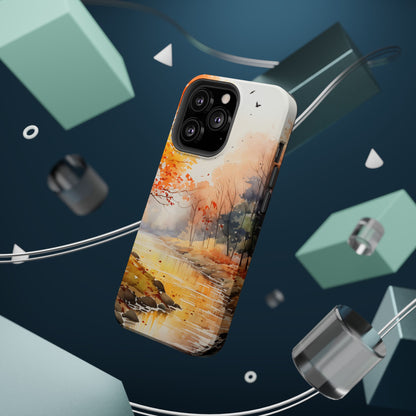 Autumn River Serenity – MagSafe iPhone Case