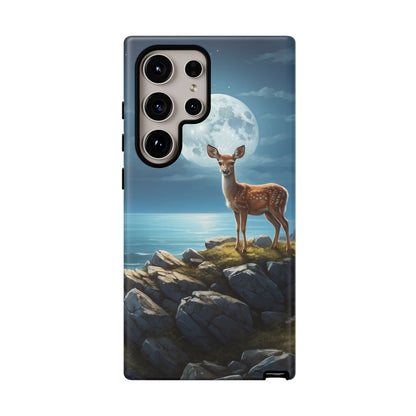 Enchanted Fawn Under the Moonlit Sky Samsung Galaxy Case