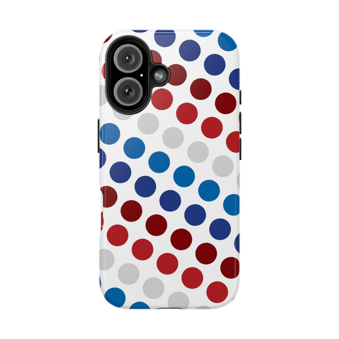 Patriotic Polka Dots - iPhone Case