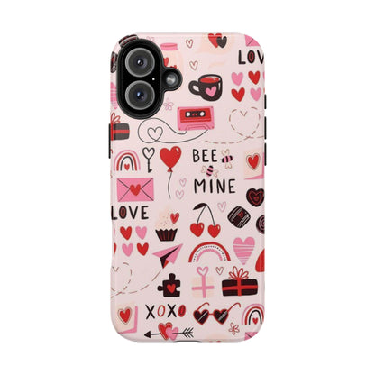 iPhone Case: Bee Mine Love Doodles