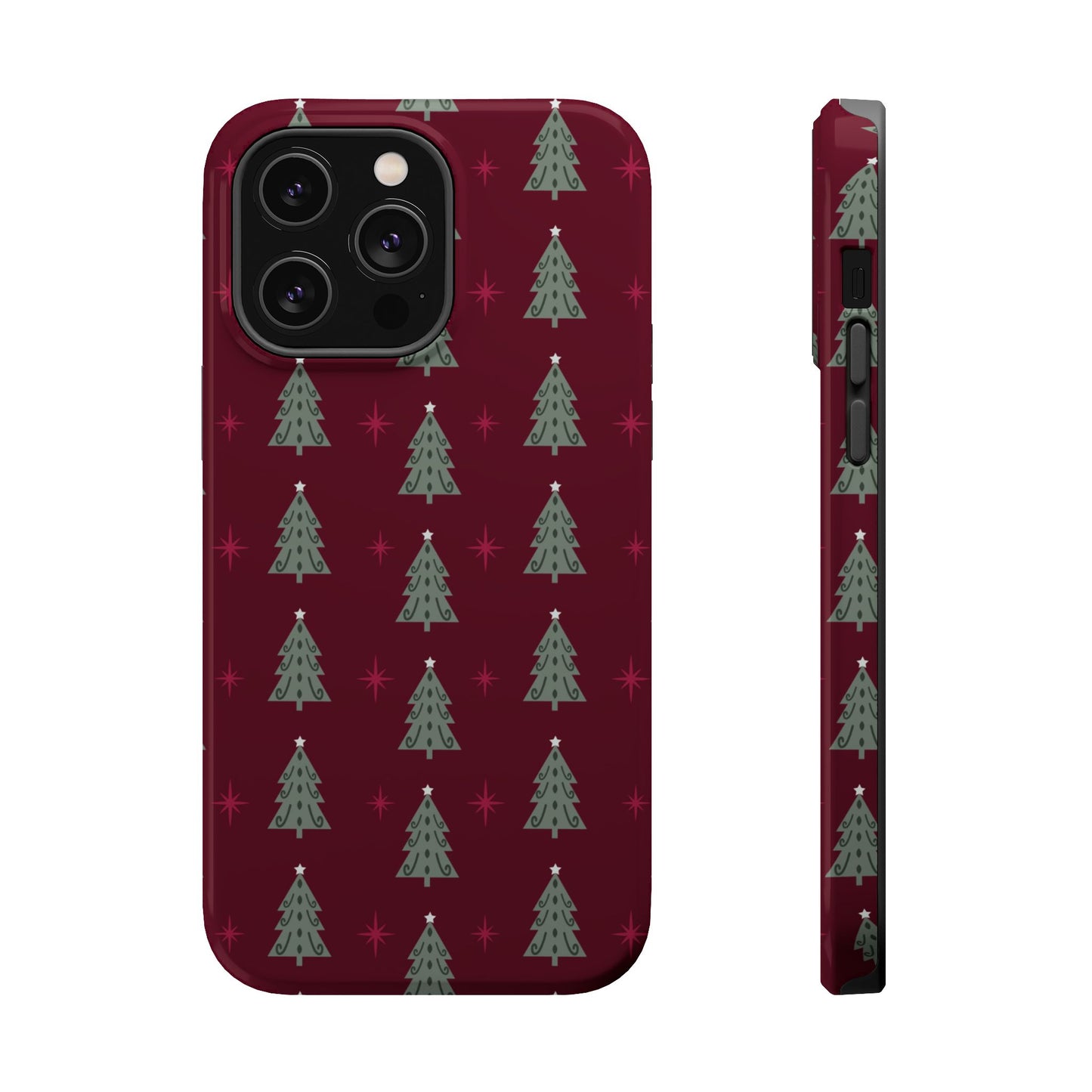 Retro Christmas Tree Pattern – MagSafe iPhone Series Case