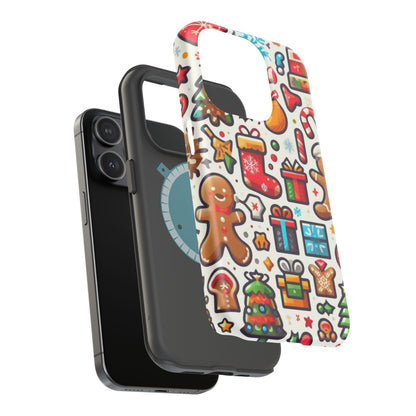 Festive Christmas Icons Pattern – MagSafe iPhone Series Case