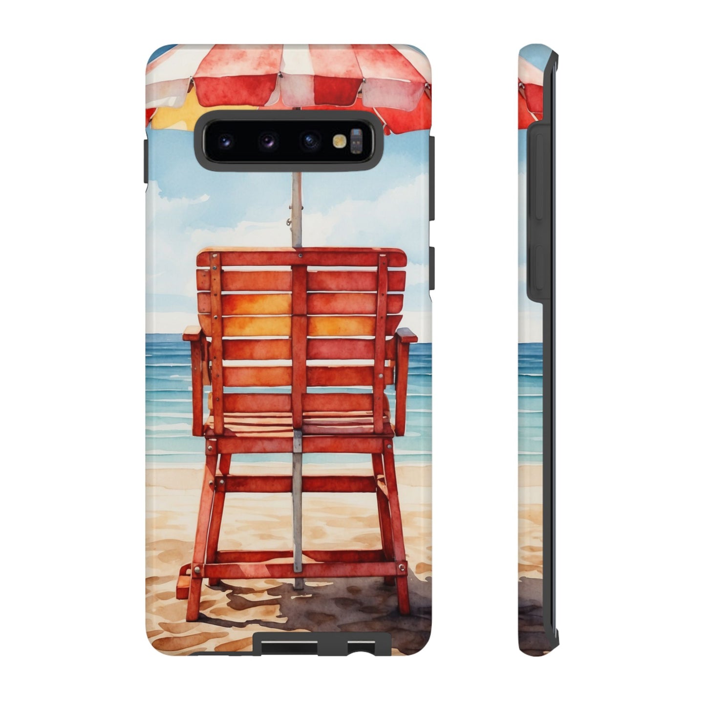 Beachfront Sunset Lounge Samsung Galaxy Case – Rearview Edition