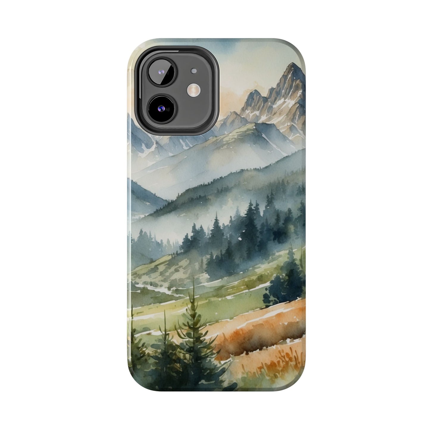 Serene Alpine Forest - iPhone Case