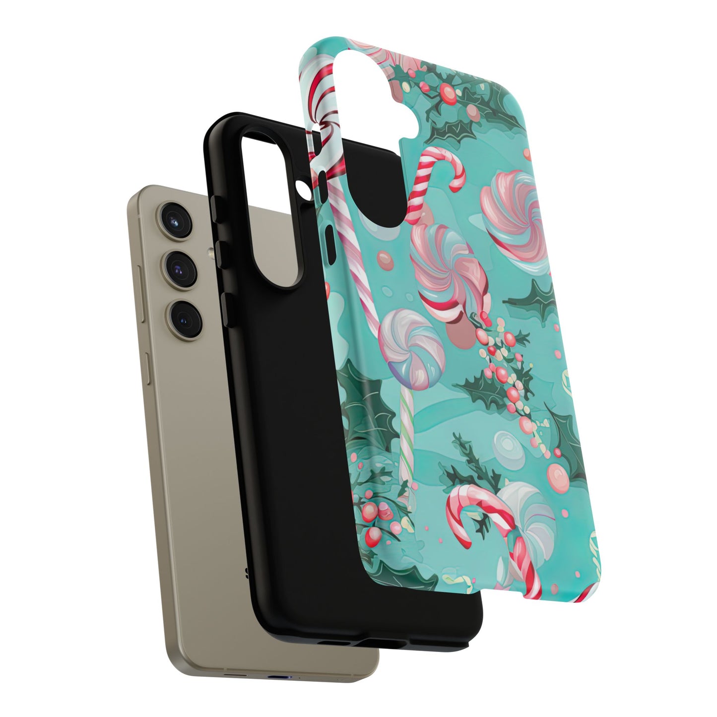 Candy Cane & Peppermint Holiday Delight – Samsung Galaxy Series Case