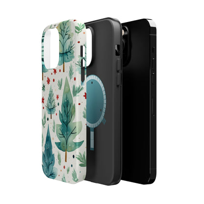 Watercolor Winter Forest - MagSafe iPhone Series Case