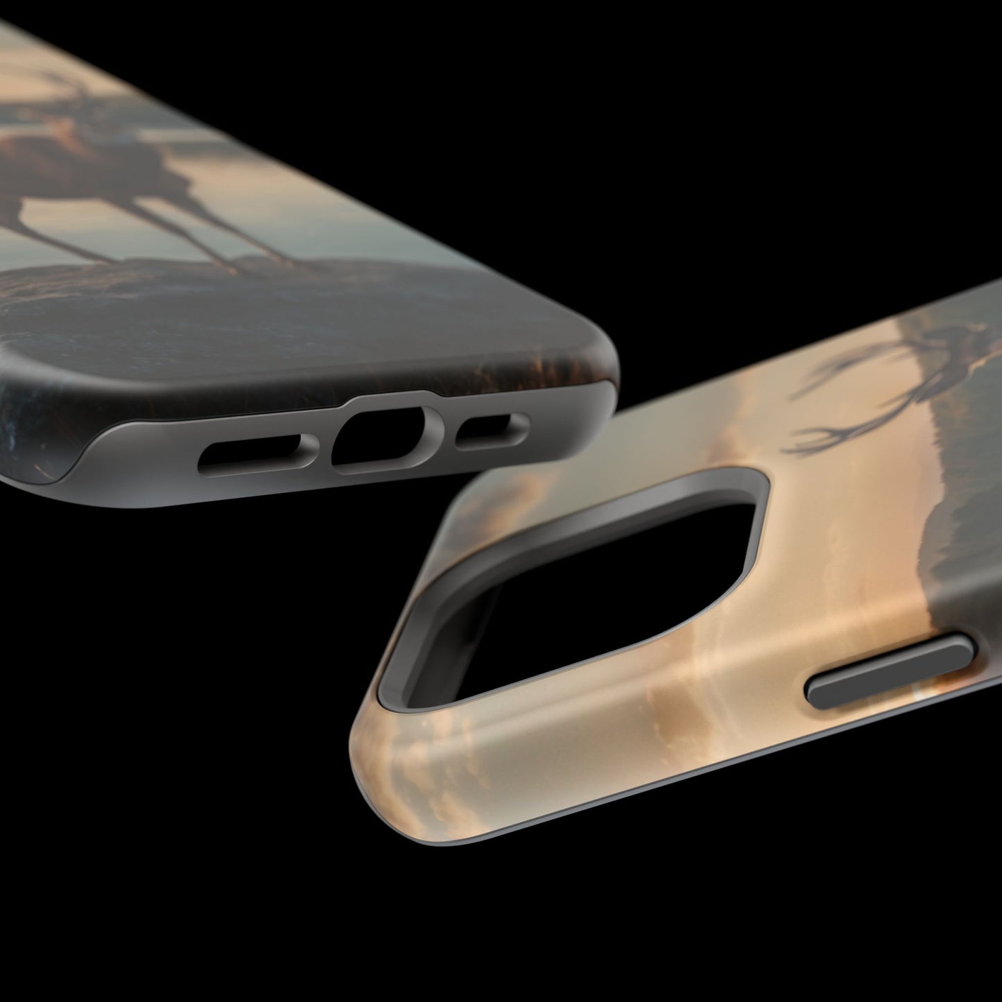 Majestic Stag at Sunset – MagSafe iPhone Case