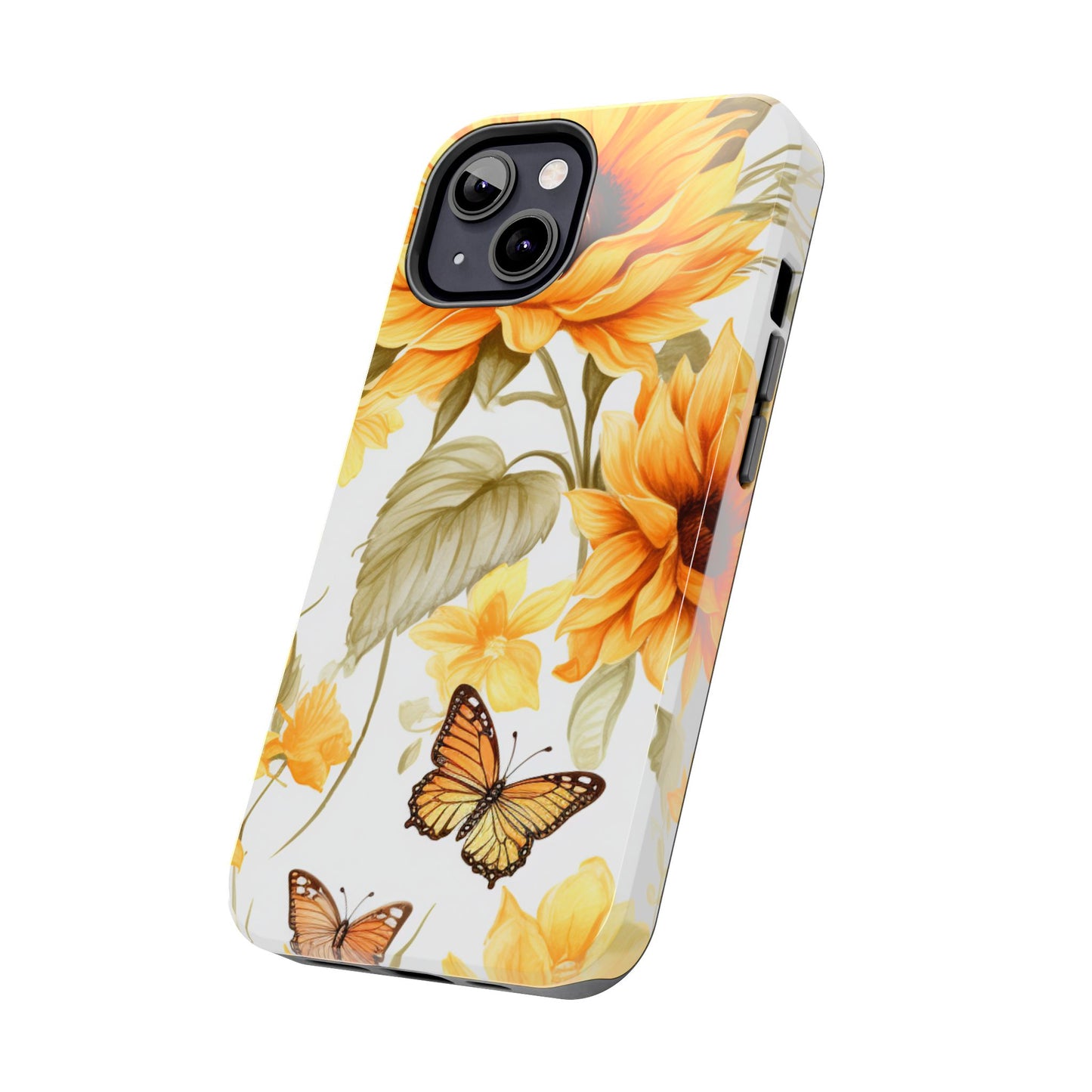 Sunflower & Butterfly Bliss - iPhone Series Case