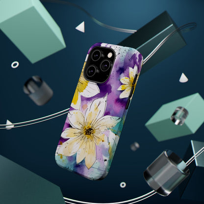 Abstract Floral Watercolor Splash - MagSafe iPhone Series Case