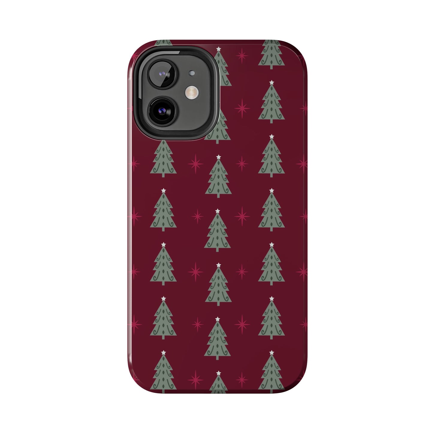 Retro Christmas Tree Pattern – iPhone Series Case