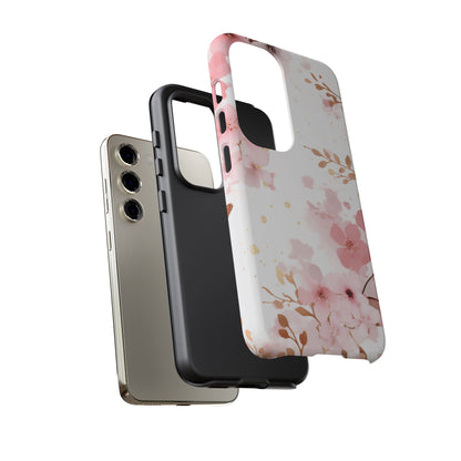 Soft Pink Cherry Blossom Samsung Galaxy Case – Elegant Floral Design