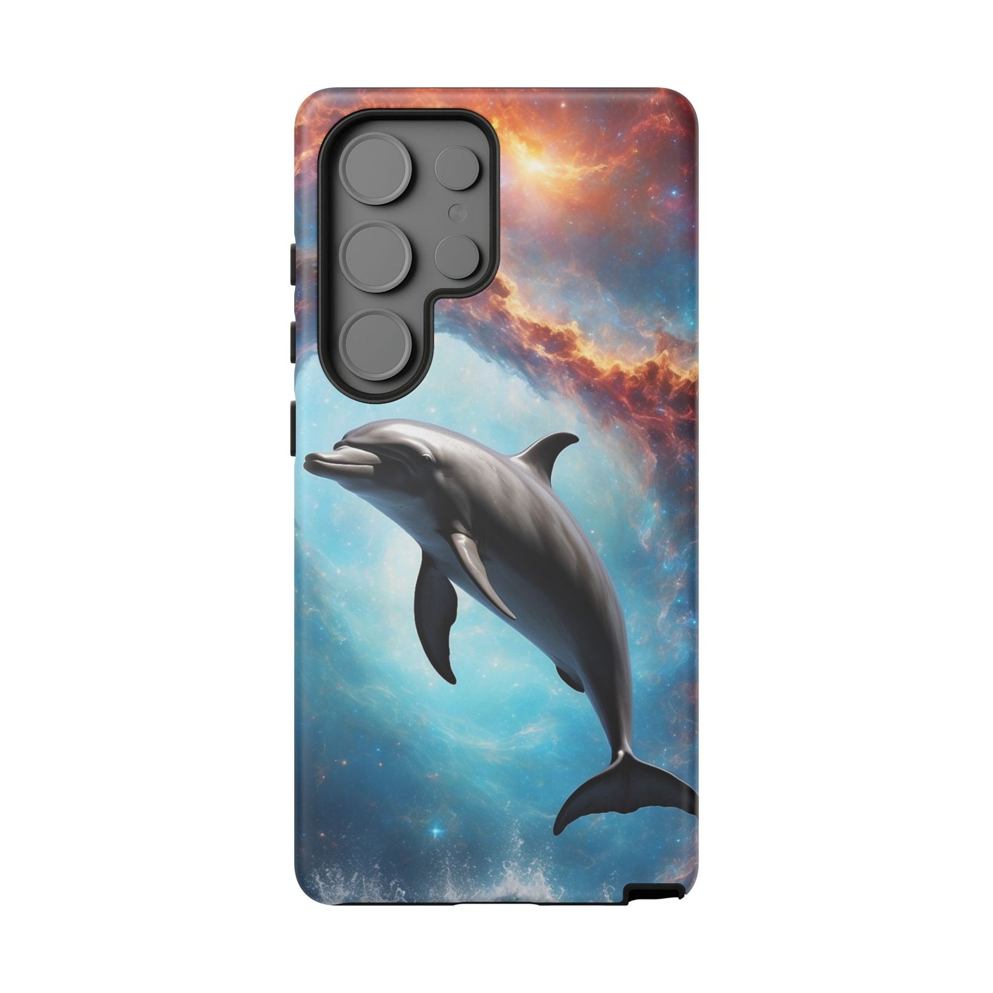 Cosmic Dolphin Space Vibes - Samsung Galaxy Case