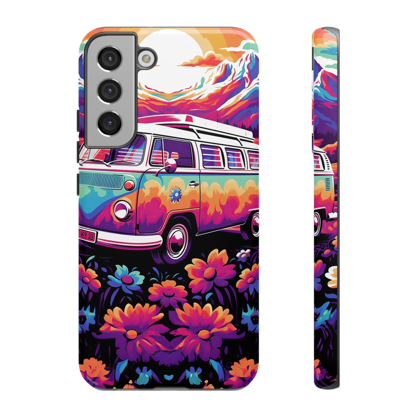 Groovy Floral Sunset Van – Samsung Galaxy Series Case