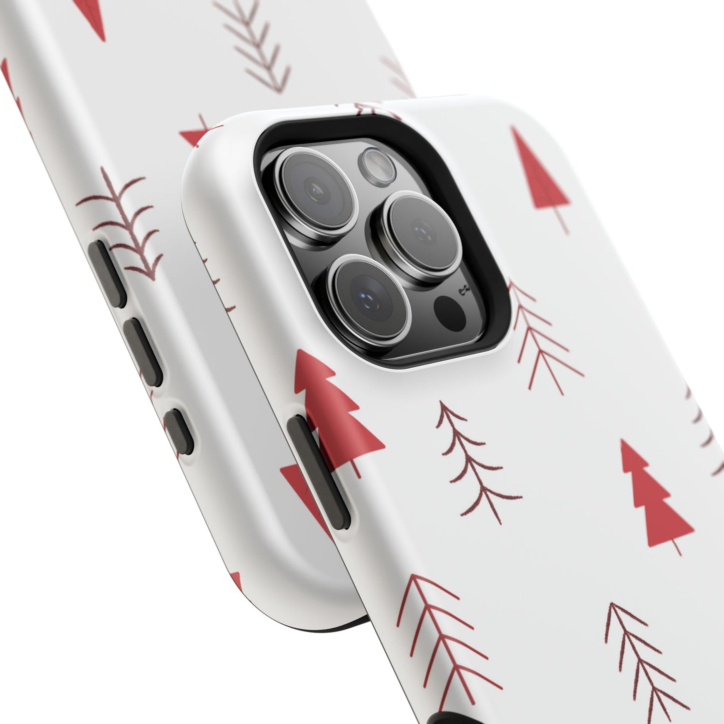 Scandi Red Pine Trees - MagSafe iPhone Series Case