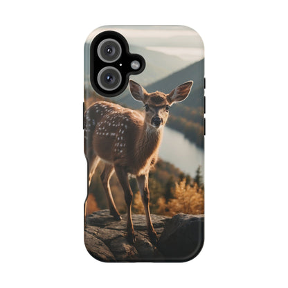 Whimsical Fawn in a Sunlit Forest MagSafe iPhone Case