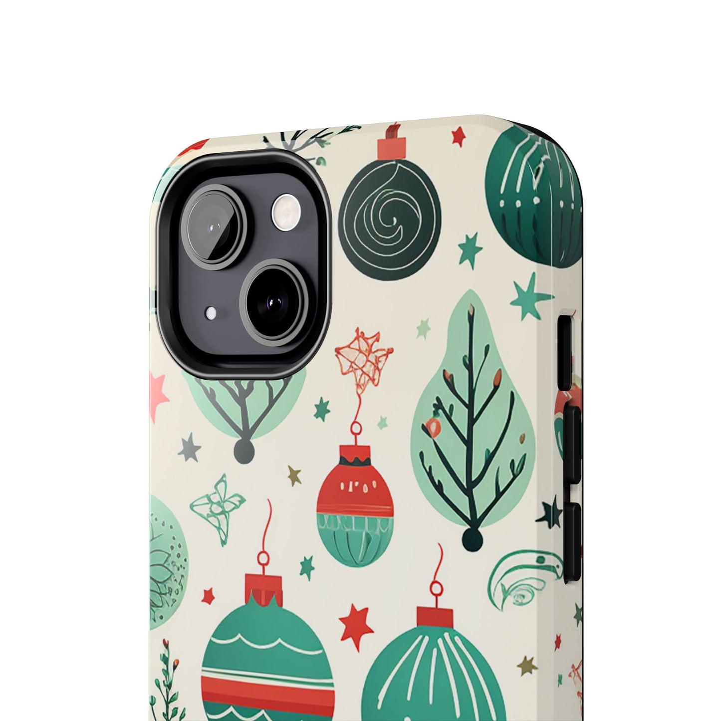 Vintage Christmas Ornaments Pattern – iPhone Series Case