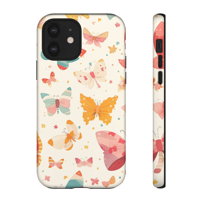 Coquette Watercolor Butterfly iPhone Case