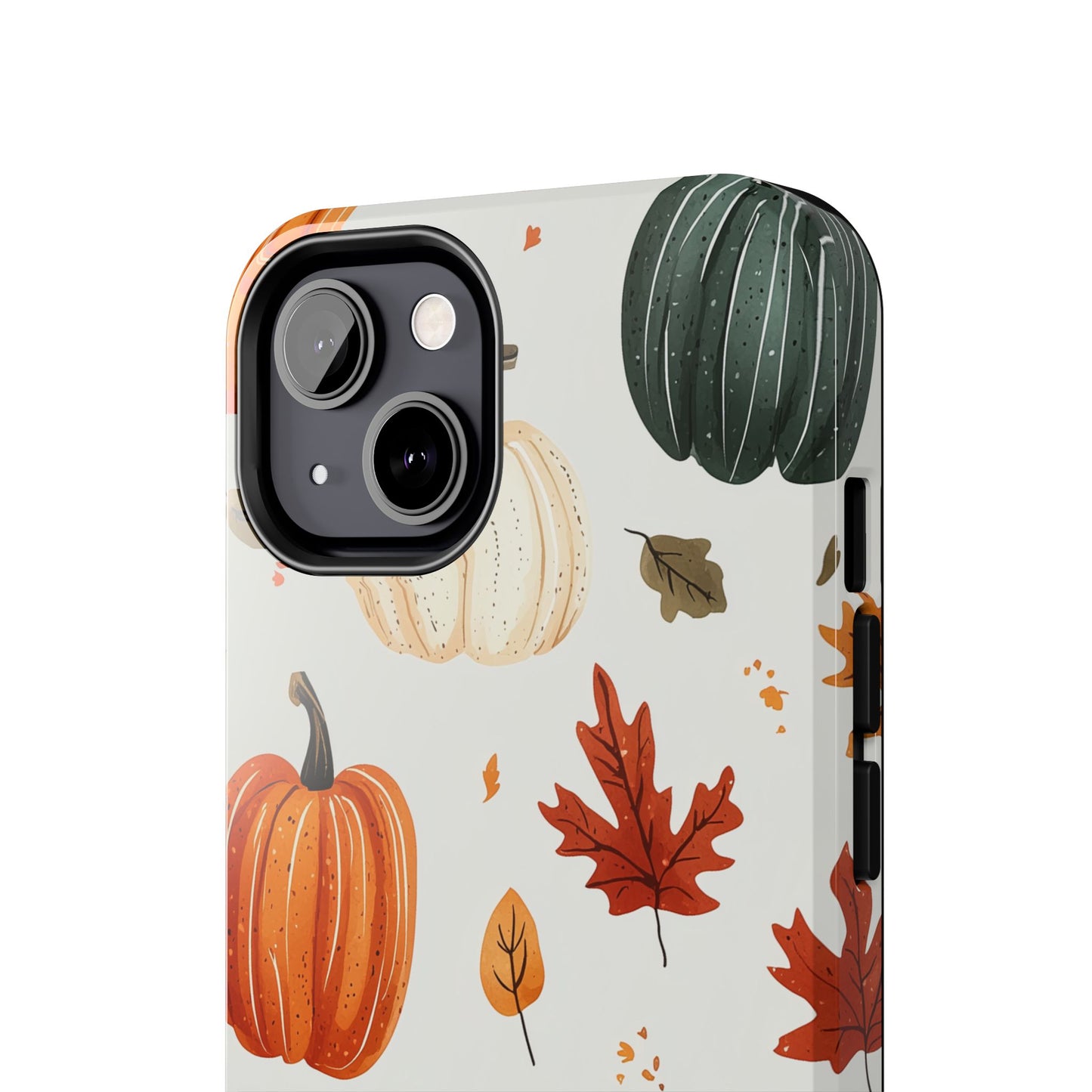 Autumn Pumpkin iPhone Case – Fall Leaves and Harvest Design