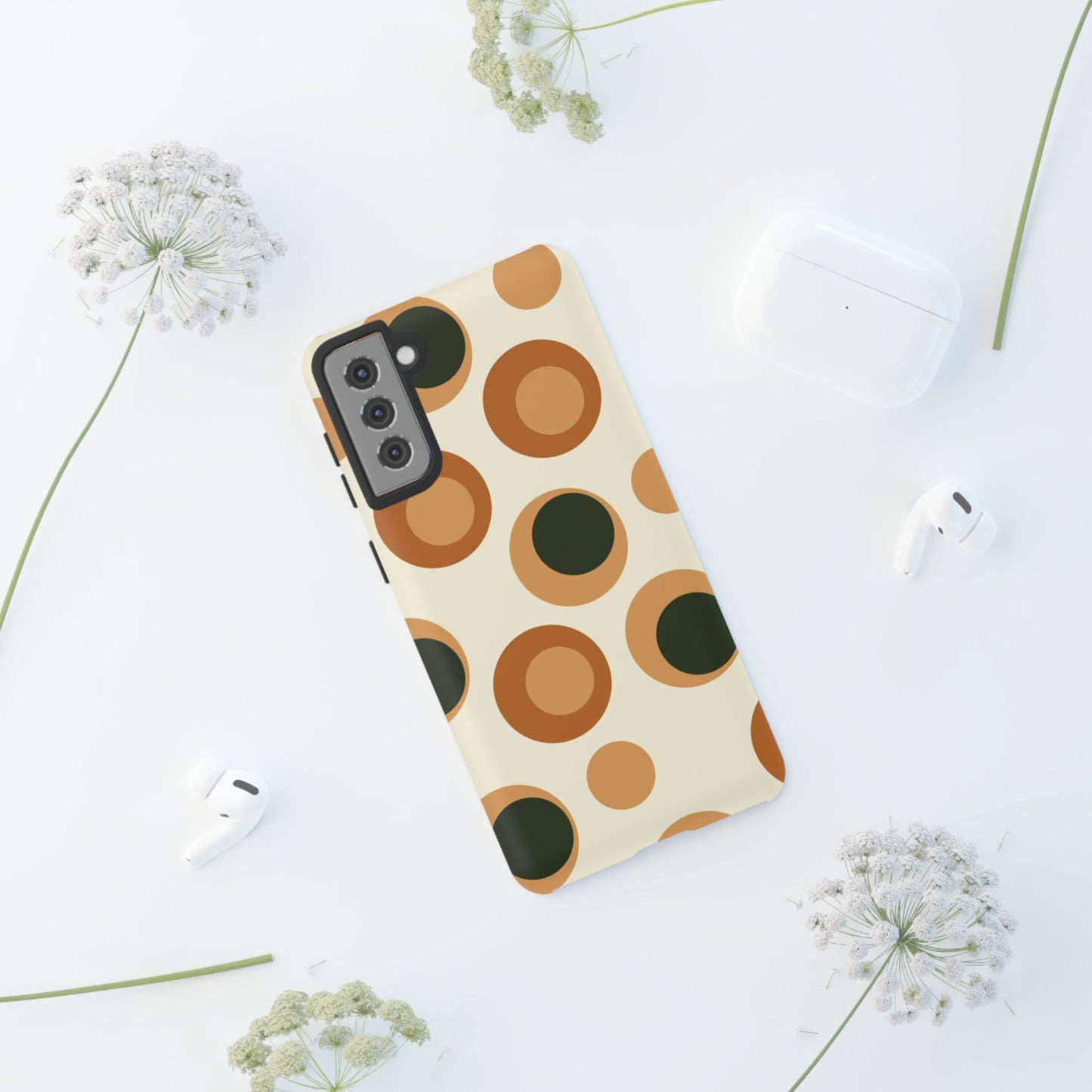 Retro Earthy Circles - Samsung Galaxy Case