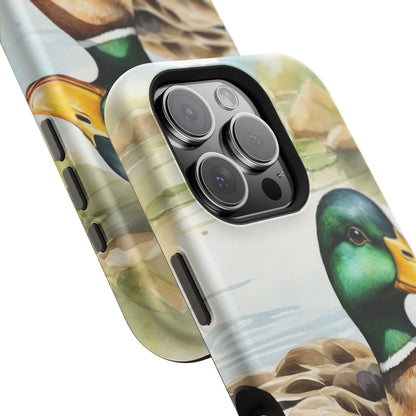 Serene Duck Reflection - MagSafe iPhone Case