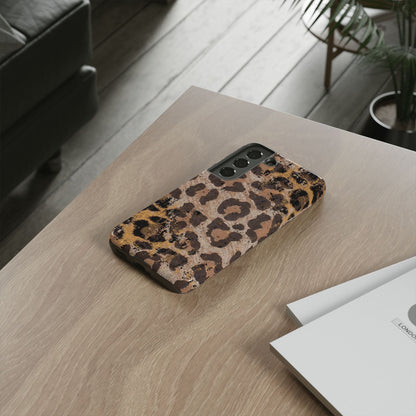 Vintage Distressed Leopard Print - Samsung Galaxy Series Case