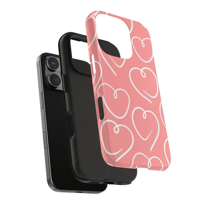 Happy Hearts iPhone Case