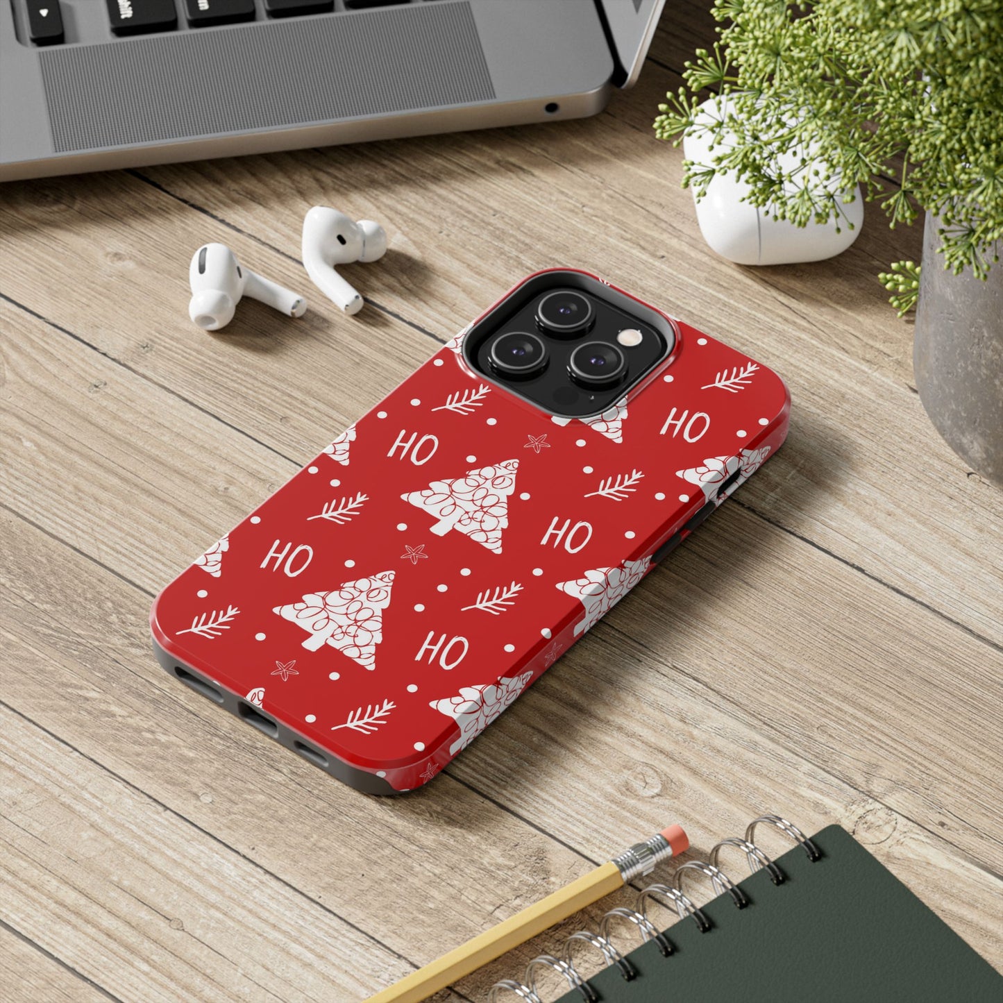 iPhone Case: Ho Ho Ho – Christmas Tree Wonderland