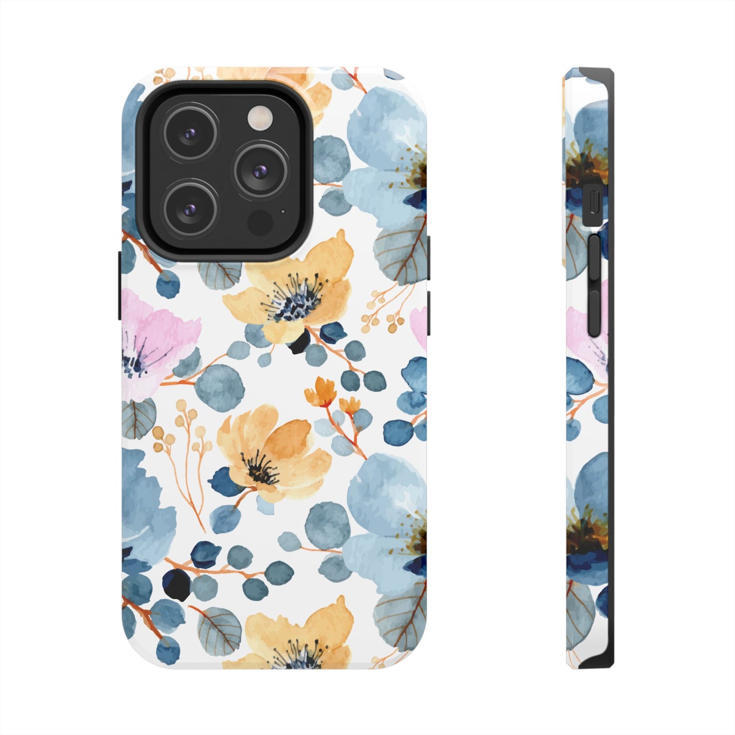 Spring Radiance – iPhone Series Case with Bright Watercolor Flowers