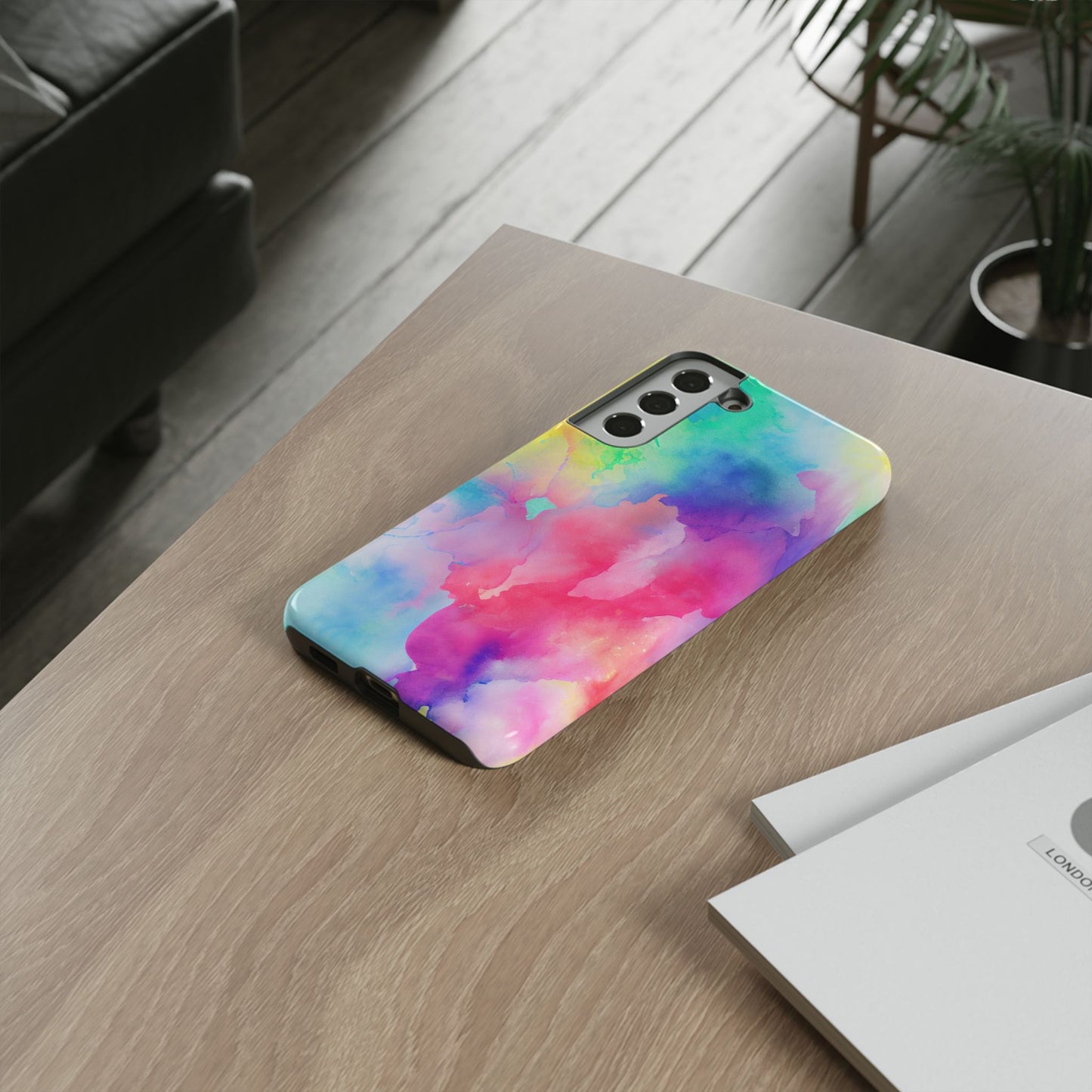 Pastel Watercolor Dream Samsung Galaxy Case – Slim Profile, Glossy Finish