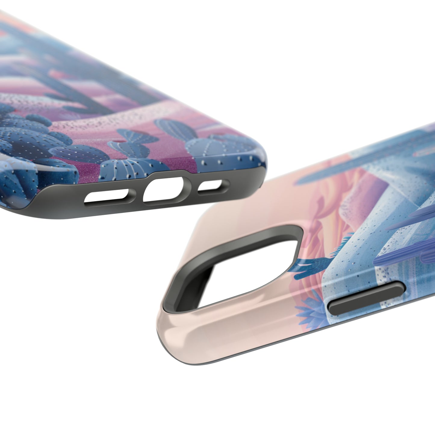 Desert Oasis MagSafe Case for iPhone – Cactus & Western Landscape Design for iPhone 15, 14 Pro Max, 13, and More!