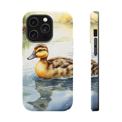 Graceful Duck Reflection – MagSafe iPhone Case