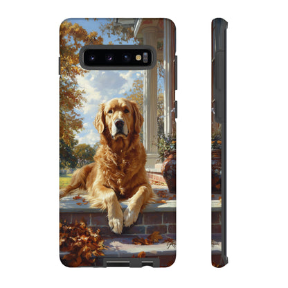 Golden Retriever Autumn Serenity - Samsung Galaxy Series Case